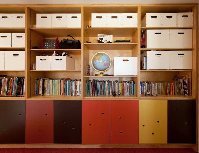 Built in hall storage
